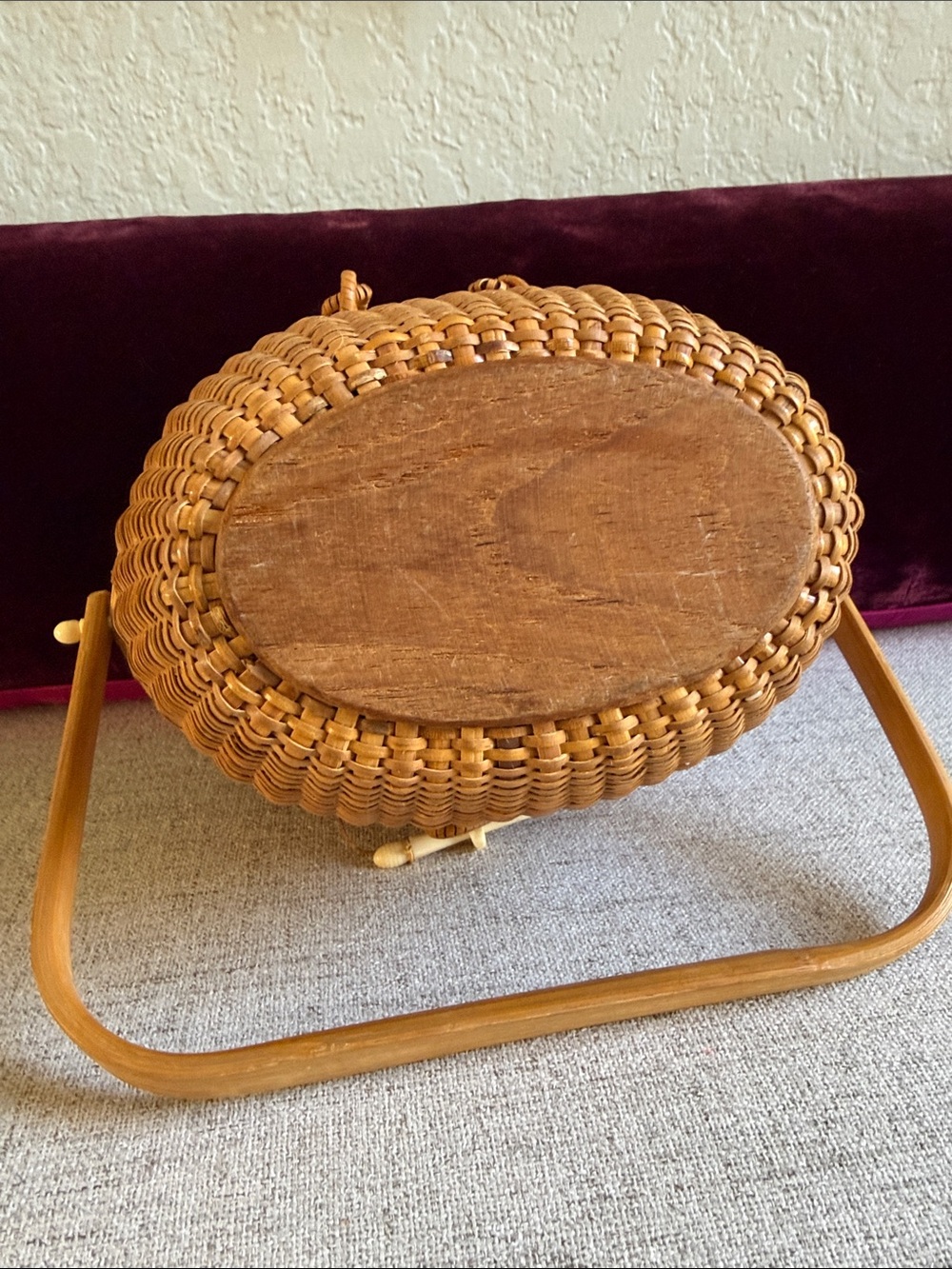Nantucket Basket, c1988 unique and collectible Handbag or basket or best offer - Picture 12 of 12